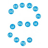 Beweegbaan alfabet & tweeteken - vloerstickers.