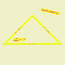 Oppervlakte 1m2 in 2 figuren.