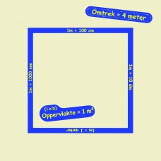 Oppervlakte - 1 m2 Oppervlakte - 1 m2