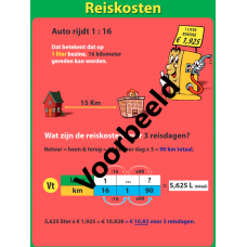 Reiskosten - basis - poster