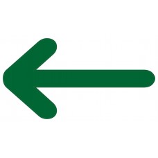 Groene pijlen - vloerstickers.