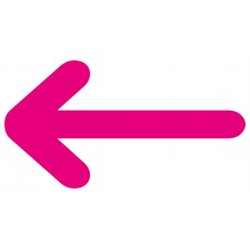Roze pijlen - vloerstickers.