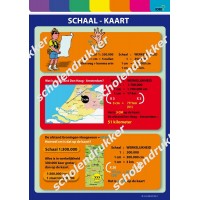 Schaal - kaart - poster