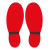 5 paar rode schoenen - 24 cm lengte +30,00