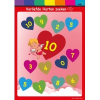 Verliefde harten zoeken - poster.